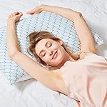 Memory Foam Pillows Queen Size Set of 2, Adjustable Cooling Pillow for Side Back Stomach Sleepers with Washable Removable Cover - Image 5
