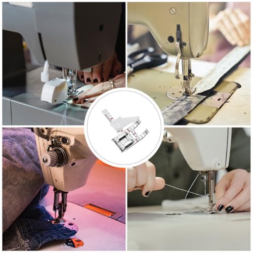 2 Piezas Pie Prensatelas de Guía Ajustable para Máquina de Coser miniatura 5