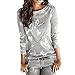 Produktbild ESAILQ Damen Sport & Freizeit Schulterfrei 5 Farben S-2XL(L,Grau)