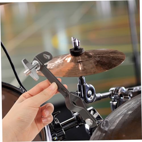 Abrazadera para cowbell HANABASS, soporte metálico para percusión, diseño seguro y estable para uso diario y rendimiento mejorado miniatura 3