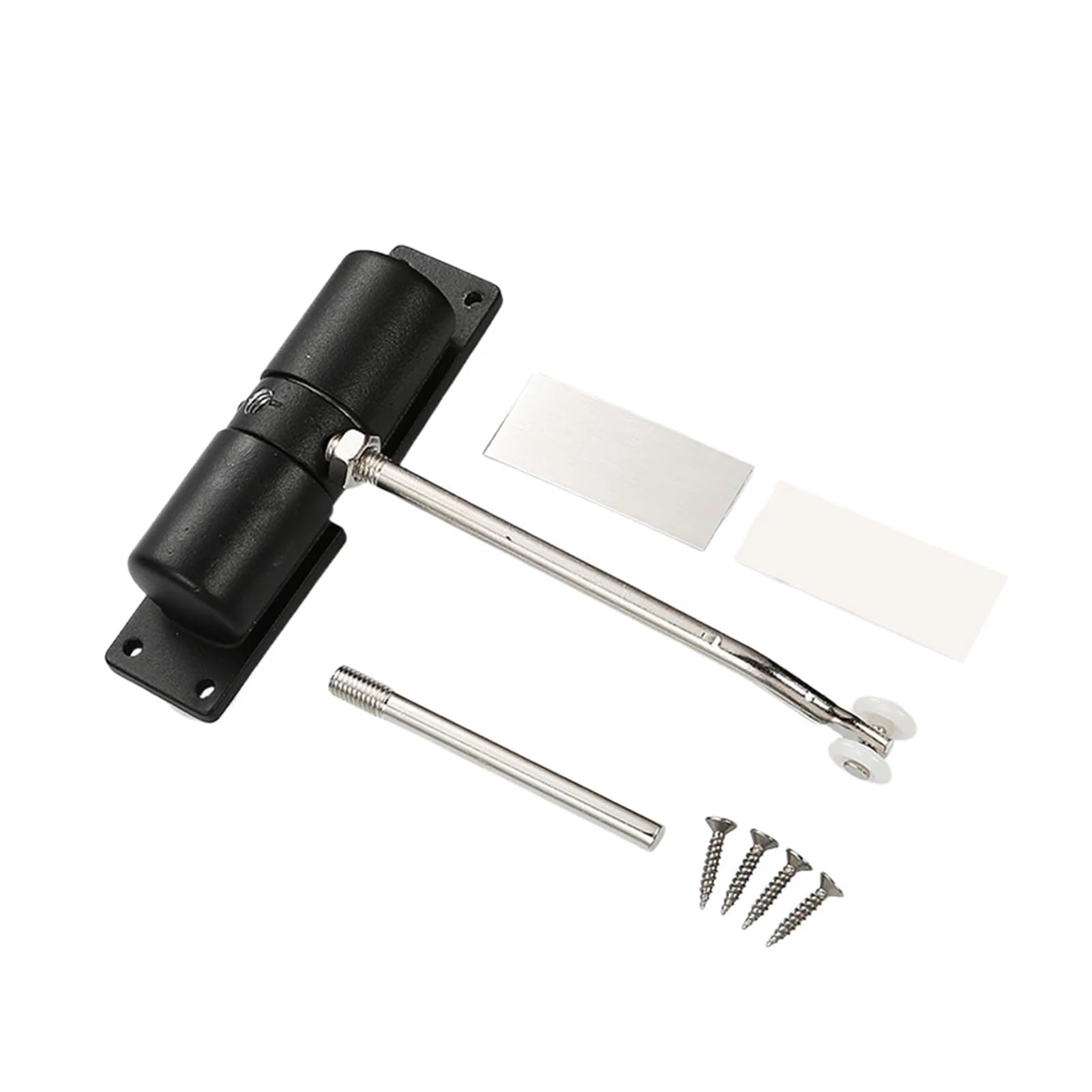 Forvexilla Black Automatic Door Closer Door Stopper Self Closing Door Hinge