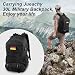 Jueachy Militär Rucksack Herren 30L Wasserdicht Molle Tactical Backpack Military Rucksack Große Kapazität Taktischer Rucksack Outdoor Wanderrucksack Trekkingrucksack für Assault Wandern Reisen Camping