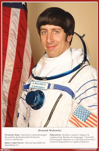 Image of The Big Bang Theory - Astronaut Wall Poster, 22.4L x 14.7W, Premium Unframed Version