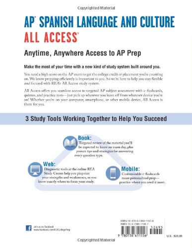 AP(r) Spanish Language and Culture All Access w/Audio: Book + Online + Mobile (Advanced Placement (AP) All Access) (English and Spanish Edition) - Image 2