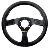 Sparco 015R383PSN Suede Steering Wheel by Sparco