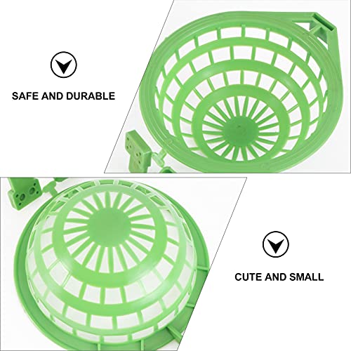 Image of Mipcase Home or Pet Bird's Store Use Easy Install Bird Nest Basin Durable Plastic for Pigeon Nesting Material