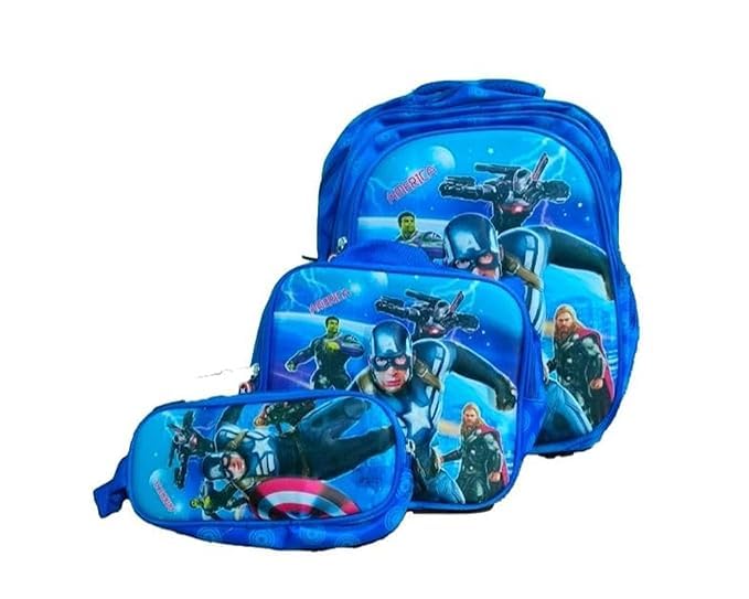 Image of Prancing Unicorn Children's Schoolbags Primary School Girls Boys Students Cartoon Unicorn Backpack Double Shoulder Bag For Girls Kids 6-7-8-9-10-12 Years Old Water-Resistant
