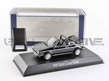 Amazon | ノレブ 1/43 VW ゴルフ カブリオレ 1981 ブラック 完成品