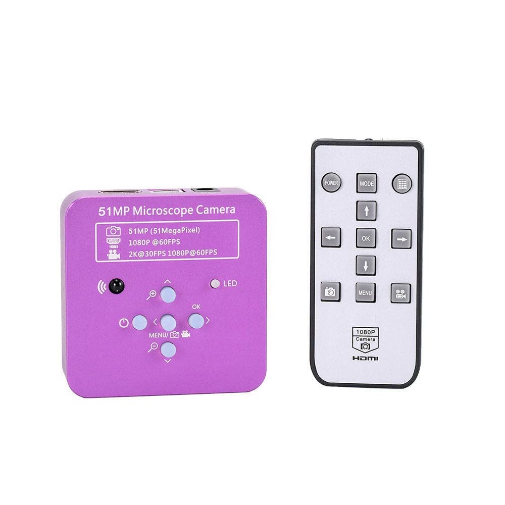 Microscope HD 2K 51MP 1080P Electronic Digital Video Microscope Camera HDMI USB C Mount Industrial Camera for Phone PCB Solder Repaired