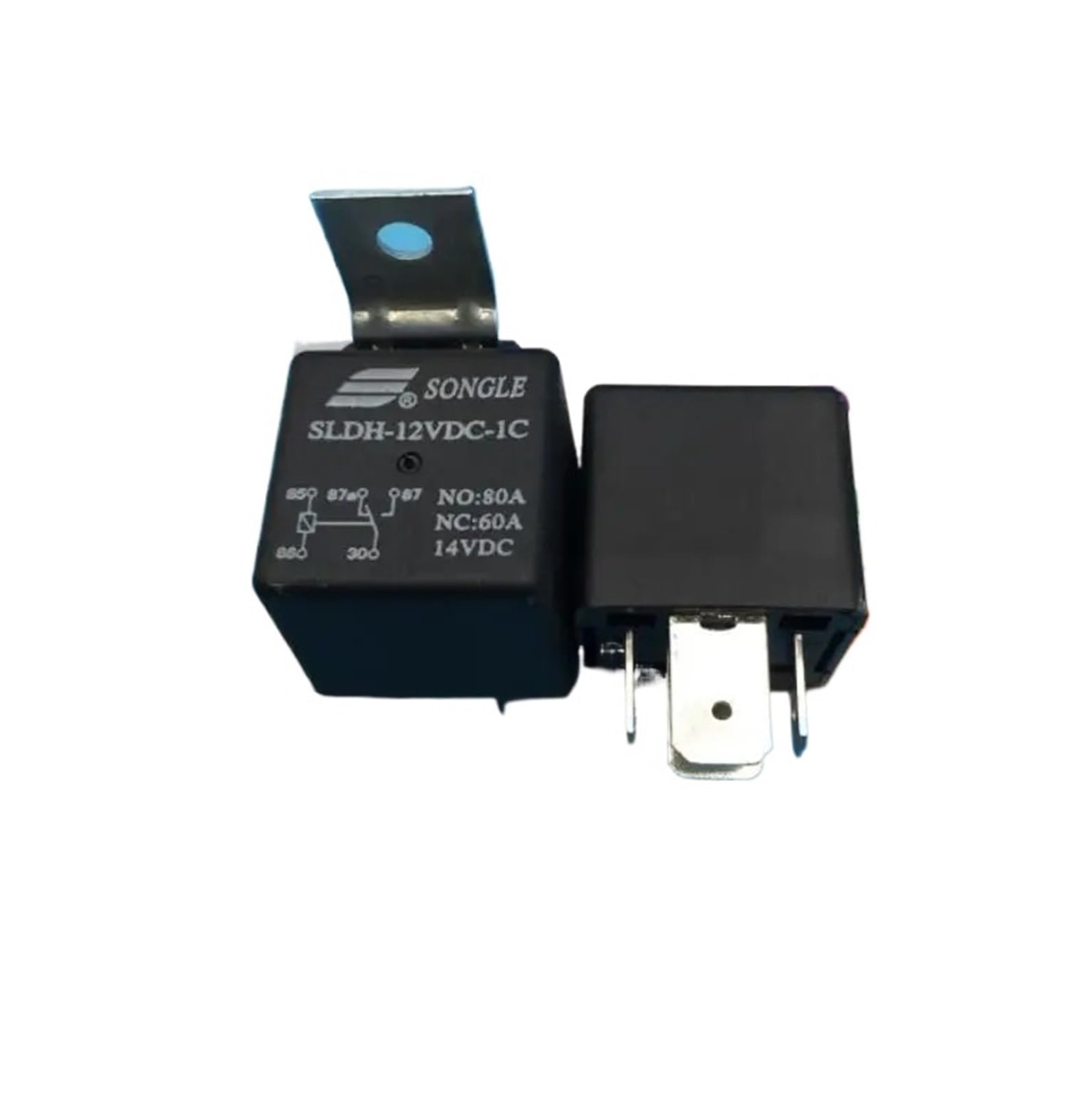 OSHZIKJII 12VDC relay SLDH-12VDC-1C 60A 14VDC 12VDC DC12V 12V 5PIN(5pcs)
