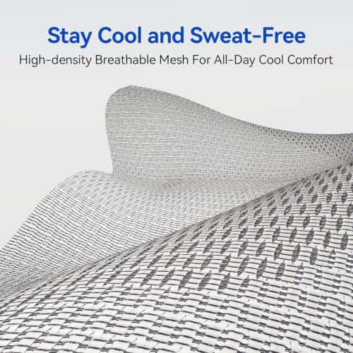 Image of SIHOO B300 PRO Ergonomic Office Chair, High Back Mesh Computer Chair with Wide Headrest, 6D Flip-Up Rotatable Armrests, Adaptive Lumbar Support, 135 Reclining Home Office Desk Chair, Soft White