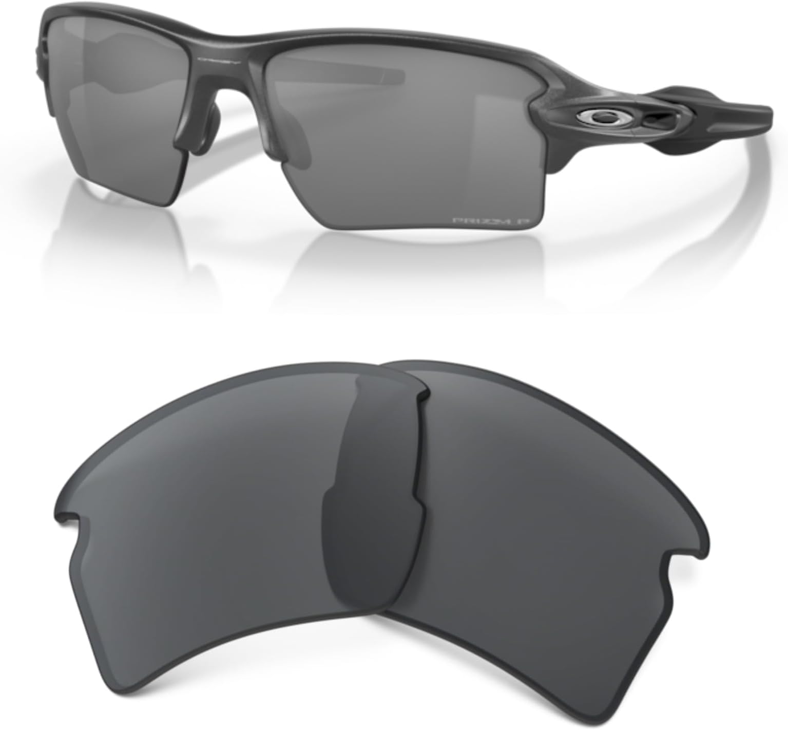 Authentic Flak 2.0 XL OO9188 REPLACEMENT Lenses+ Bundle Microfiber Pouch -FRAMES NOT INCLUDED