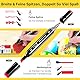 Tongfushop 120+2 Alkohol Stifte Set, 2 Sekunde Schnell Trocknende Alkohol Marker Set, Doppelseitige Marker Stifte Filzstifte mit Anti-Seepage Abstandshaltern für Malerei, Zeichnung, Design, Manga