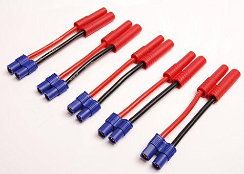 Adaptador EC3 hembra a terminal bala 4mm para solucionar fallos de conexion RC
