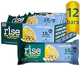 Rise Pea Protein Bar, Lemon Cashew, Soy Free, Paleo Breakfast & Snack Bar, 15g Protein, 4 Natural Wh