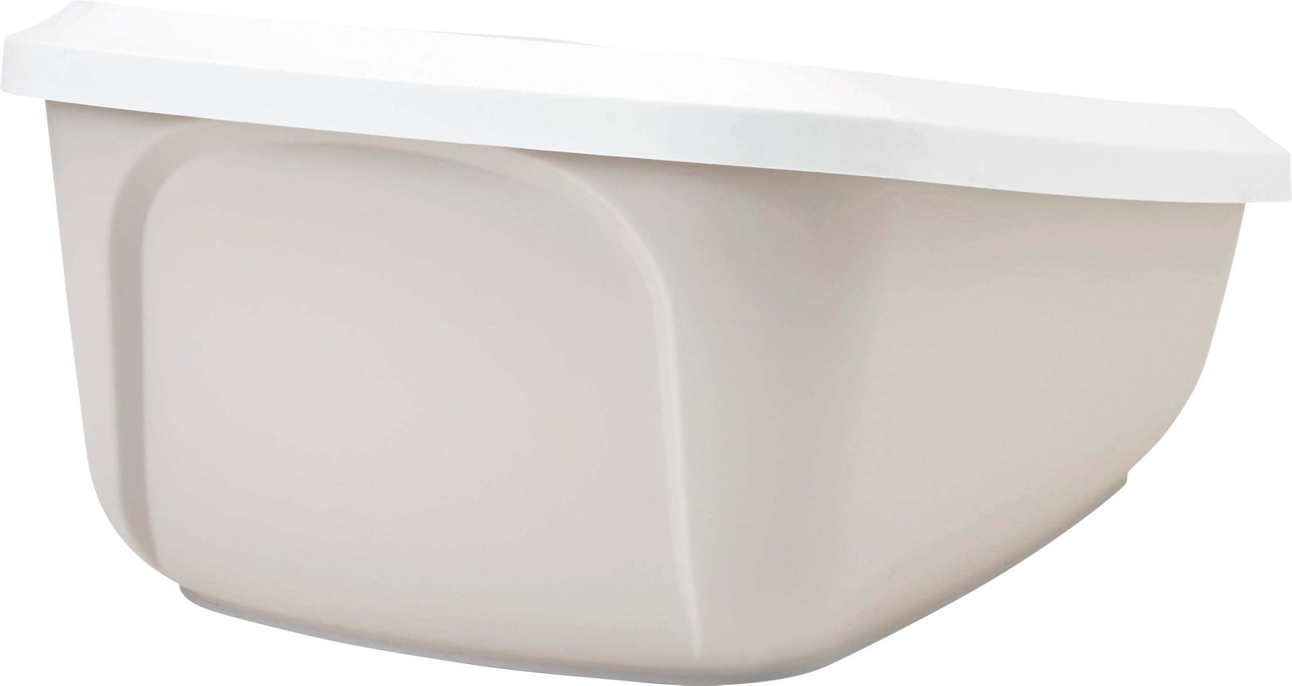 bac litiere pour Chat - Savic Aseo Jumbo - Beige - Ouvert - Grande Taille - Rebord Amovible - entrée Basse - 67,5x48,5x29 cm