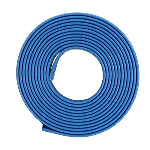uxcell Heat Shrink Tubing 3/8-inch(9mm) Dia 14mm Flat Width 2:1 Heat Shrink Tube Wire Wrap 3.3ft(1m) Blue
