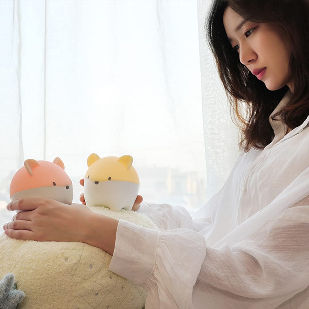 Piccola Luce Notturna Divertente per Topi, Luce Kawaii sicura e Durevole e compagna Luminosa, Adatta per l'alimentazione del Bambino e Il Cambio del Pannolino