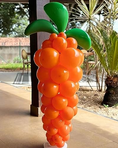 Image of KALOR Orange Balloons,100 Pcs 5 Inch Mini Matte Latex Balloons for Balloon Garland Arch, Birthday Decoration, Wedding Party, Baby Shower Decorations