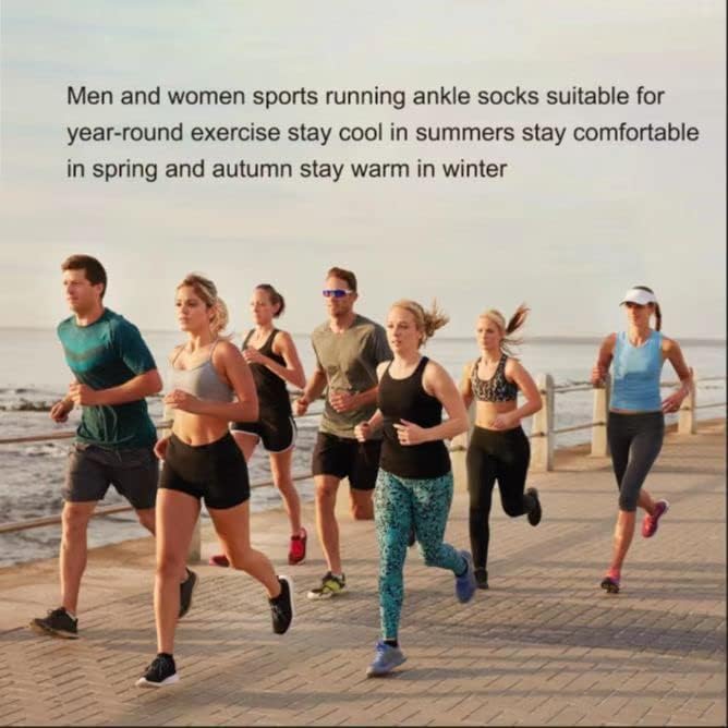 Athletic Running Ankle Socks for Men and Women - Anti Blister Low Cut Socks - 4 Pairs & 6 Pairs - Image 5