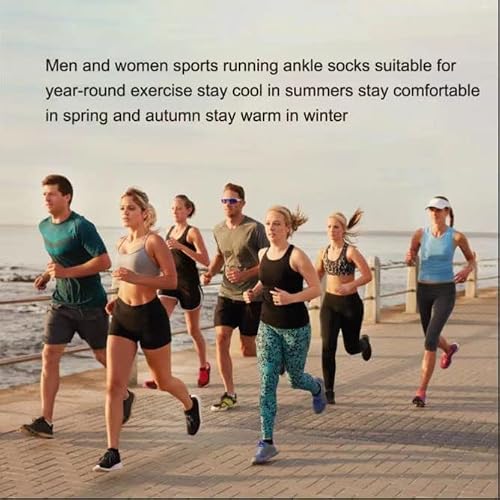 Peacepigeon Athletic Running Ankle Socks For Men And Women Anti Blister Low Cut Blue Socks (X-Large 4 Pairs) #TOP5