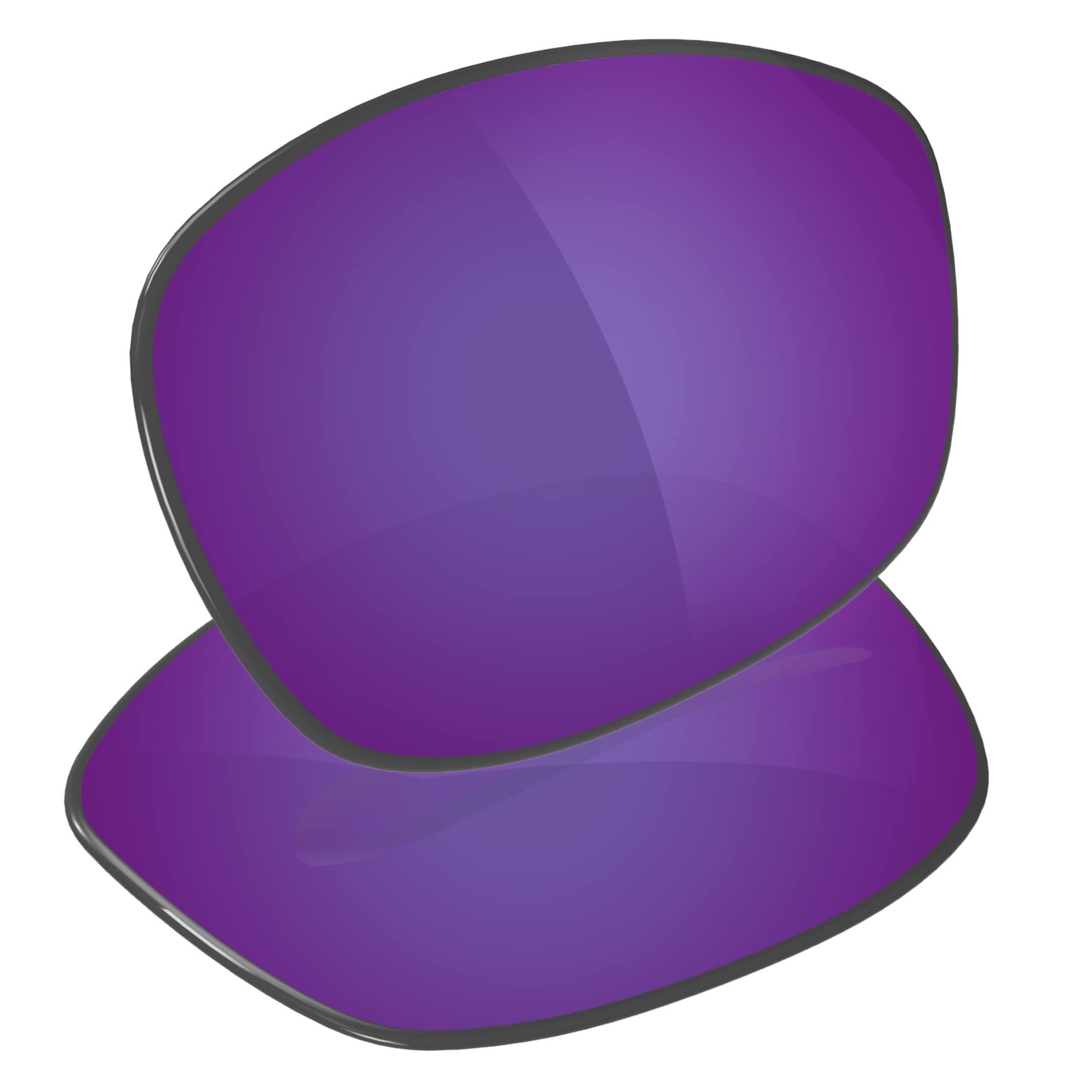 Galvanic Replacement Lens for Oakley Straight Jacket 2007 - Violet Polarized