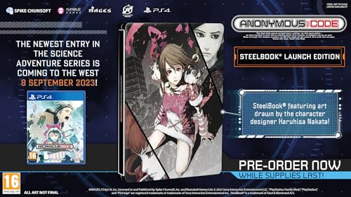 Jeu vidéo Chiyomaru Shikura ANONYMOUS CODE SteelBook Launch Edition Nintendo Switch 1 joueur - vue 2