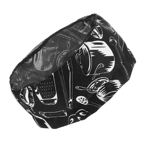 Homoyoyo Sombrero de Cocinero Gorro de Chef Gorro Cocina Gorro para Hotel Sombrero para Chefs Gorro de Cocina Gorra de Cocinero Transpirable Gorro de Sushi Cape de Malla Chef poliéster