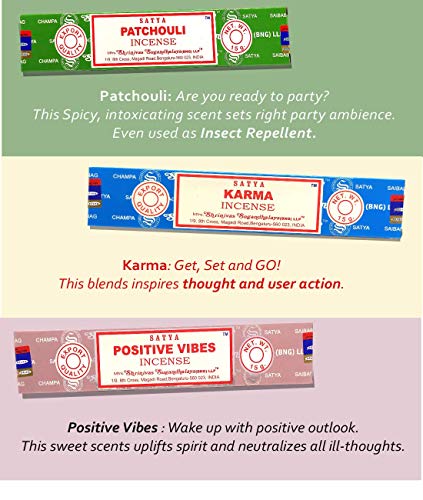 image for Nag Champa Incense Sticks Variety- Pack (12 Incents, 140+ Sticks) | 10