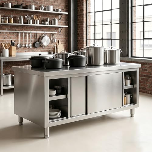 Stainless Steel Commercial Prep Table