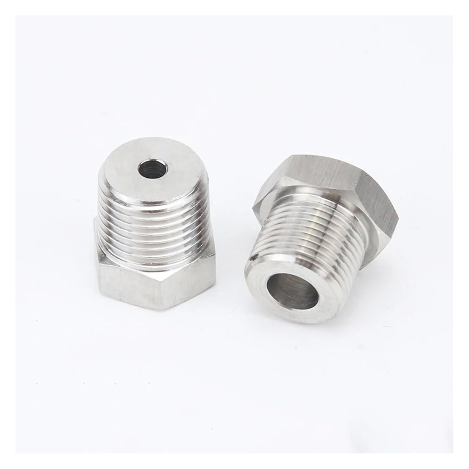 Adaptadores de conexión de tuberías 1 Pieza de Casquillo Reductor for tubería de Acero Inoxidable 304, Rosca Macho a Hembra métrica BSP de 1/8", 1/4", 3/8", 1/2", 3/4", M8, M10, M14, M16, M18