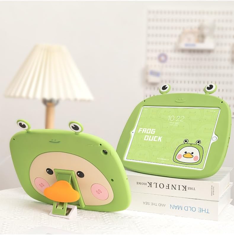 Miniatura 8 de Funda 3D de silicona suave con función atril para iPad Air 5Air de 4 generación de 10.9 pulgadas 20222020, diseño de dibujos animados Kawaii para