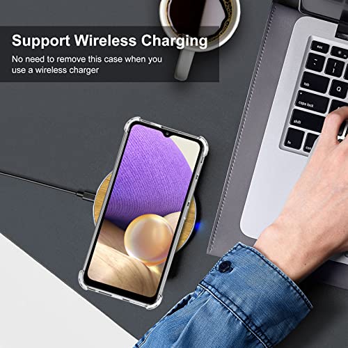 Coque Galaxy A32 5G en silicone souple avec film écran transparent