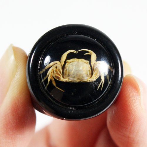 REALBUG Crab Black Ring Size 74