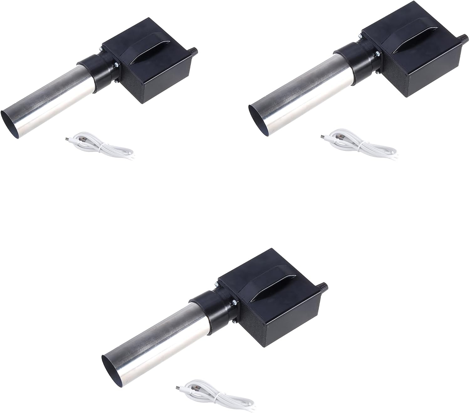 Portable Electric BBQ Fan Air Blower with 1800mAh Rechargeable Battery for Outdoor Grilling and Camping