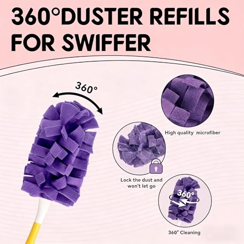 Fleece Reusable Duster Pads Compatible with Swiffer Hand Duster Fleece Reusable Duster Pads Compatible with Swiffer Hand Duster - Image 3