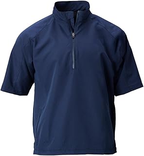 Mens Vapor Short Sleeve Golf Rain Pullover