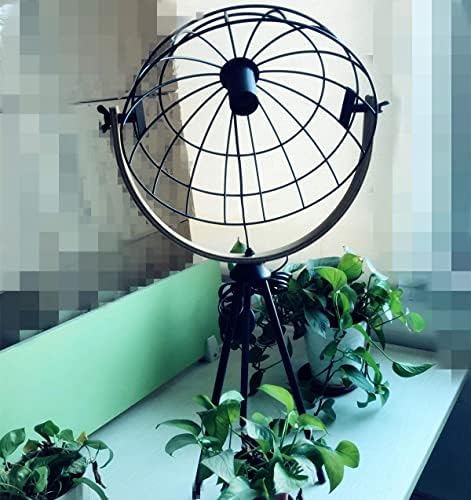 Novelty Floor lamp,Modern Metal with Wood Floor lamp,Retro Mesh Design Floor Light,Ø 34 cm Grid Shade,E27, Floor Lamps for Farmhouse Office Room