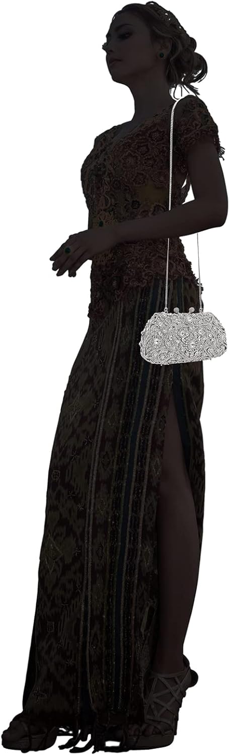 Formal Rhinestone Crystal Clutch Evening Wedding Bag For Women | Formal, Rhinestone, Crystal, Evening, Wedding - Image 2