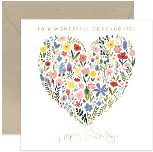 Old English Co Wonderful Goddaughter Birthday Card