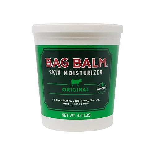 Bag Balm Vermont's Original Crema hidratante para manos y piel, tratamiento de talones agrietados, ungüento para manos secas y perros, cubo de 72