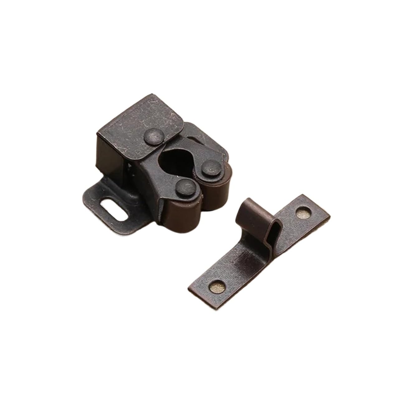 8pcs Cabinet Catches Suction Closet Sliding Door Stoppers Buffer Anti Collision Accessories for Home Room for Furniture(Red Bronze)