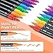 24 Colors Acrylic Paint Pens, Dual Tip Acrylic Paint Markers with Brush Tip and Fine Tip, Acrylic Pens for Rock Painting, Wood, Canvas, Stone, Glass, Ceramic,DIY Crafts Making Art Supplies