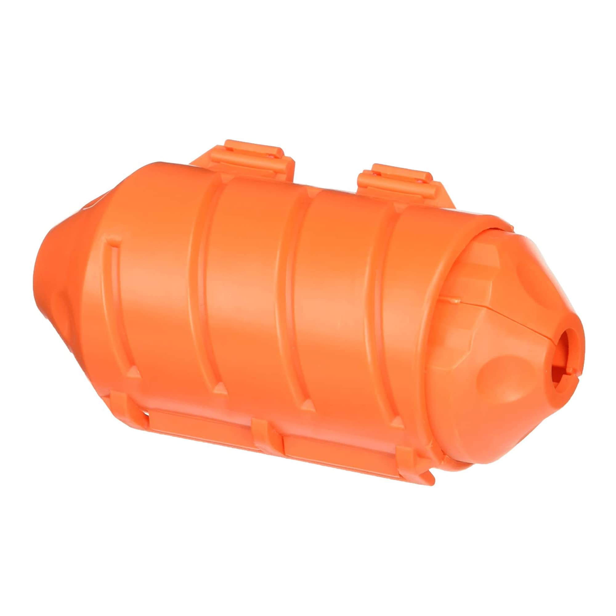 Farm Innovators FI-CC-1 Cord Connect Water Resistant Power Extension Cord Plug in Connection Protector Seal with Watertight Gasket, Orange (3 Pack)