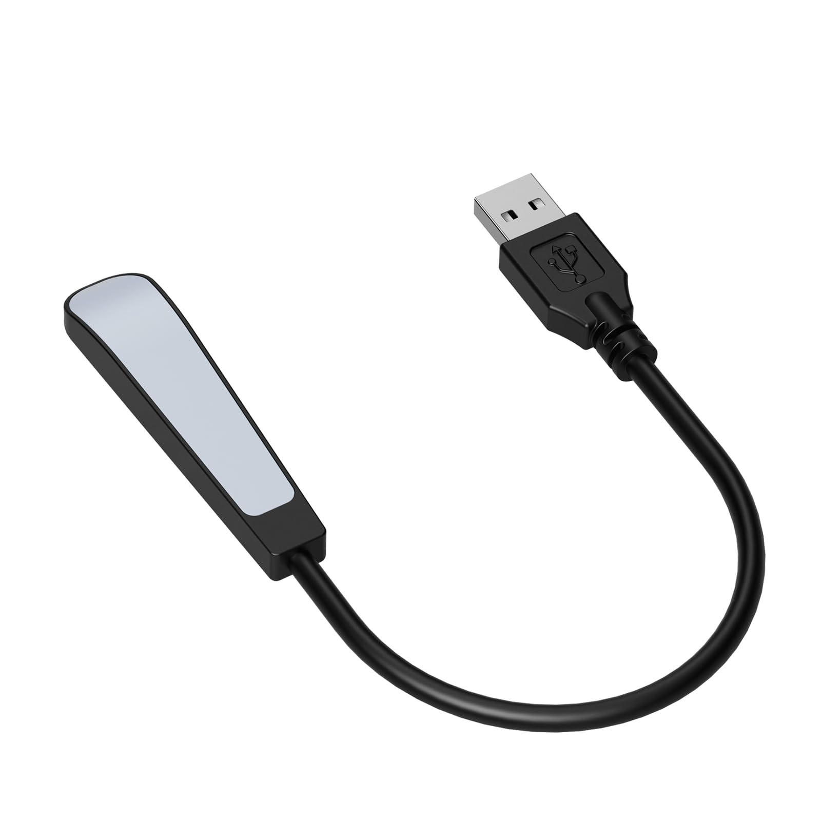 Zbiianxer Black Usb Type C Reading Lamp Adjustable Small Light For Laptop Dimmable Reading Light Notebook Lamp Home Rotatable