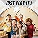 16 Pcs Kids Hand Drums Wooden Frame Drum with Drum Stick, 12 Inch 10 Inch 8 Inch 6 Inch Educational Musical Instruments for Adults Drums Beginners for Home School Party Supplies (Black and Wood Color)