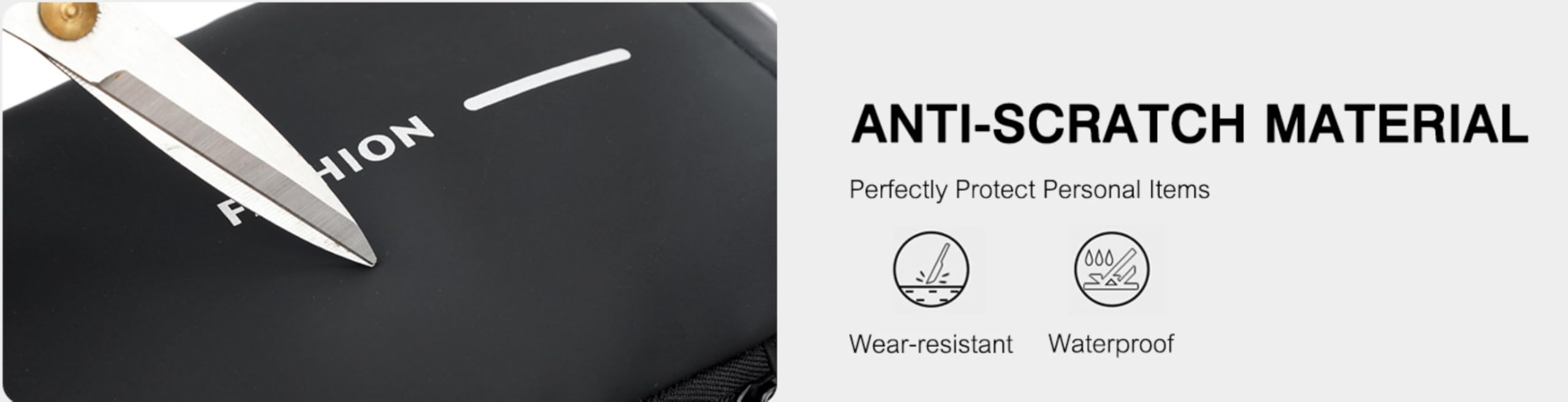 Genérico Bolso Cruzado Antirrobo para Hombre con Puerto USB, Impermeable, Ideal para Viajes, Ciclismo y Uso Diario