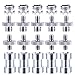 Sunmns 1/4 Inch and 3/8 Inch Converter Threaded Screws Adapter Mount Set for Camera/Tripod/Monopod/Ballhead/Light Stand/Shoulder Rig, 21 Pieces
