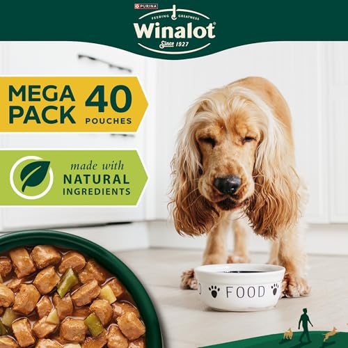WINALOT Sunday Dinner Mixed in Gravy Wet Dog Food Pouches 40x100g - Image 4
