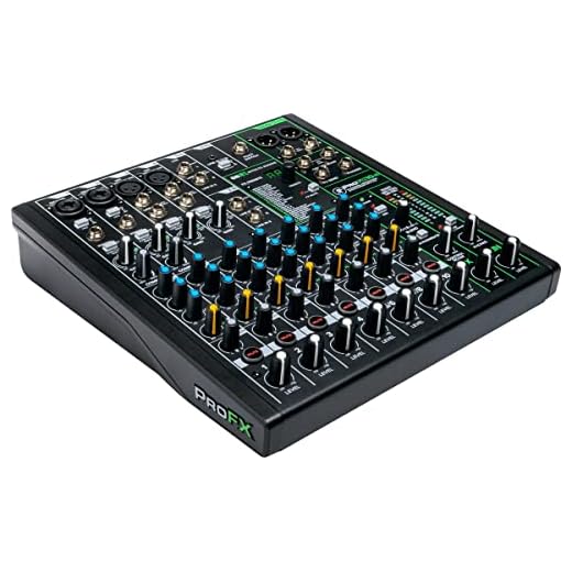 MACKIE ProFX10v3 Mezclador de Efectos Profesional de 10 Canales con USB